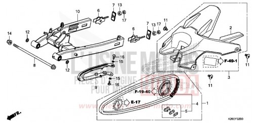 BRAS OSCILLANT MSX125AJ de 2018